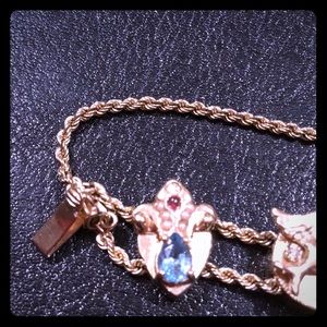 Vintage 14k Gold Slide Bracelet 7 1/2 “